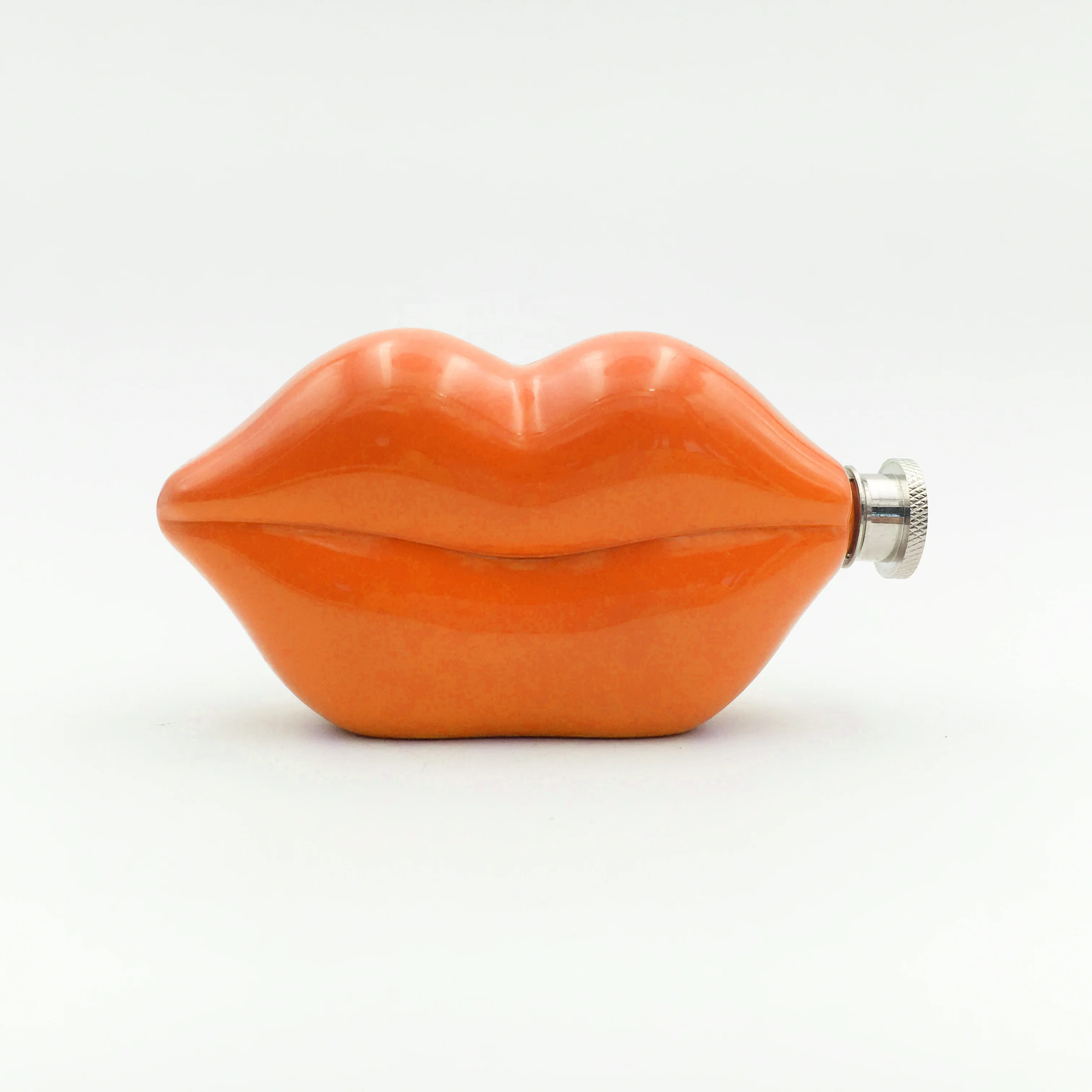 Фляжки для женщин из 304 материала, фляжки для виски в форме губ из нержавеющей стали