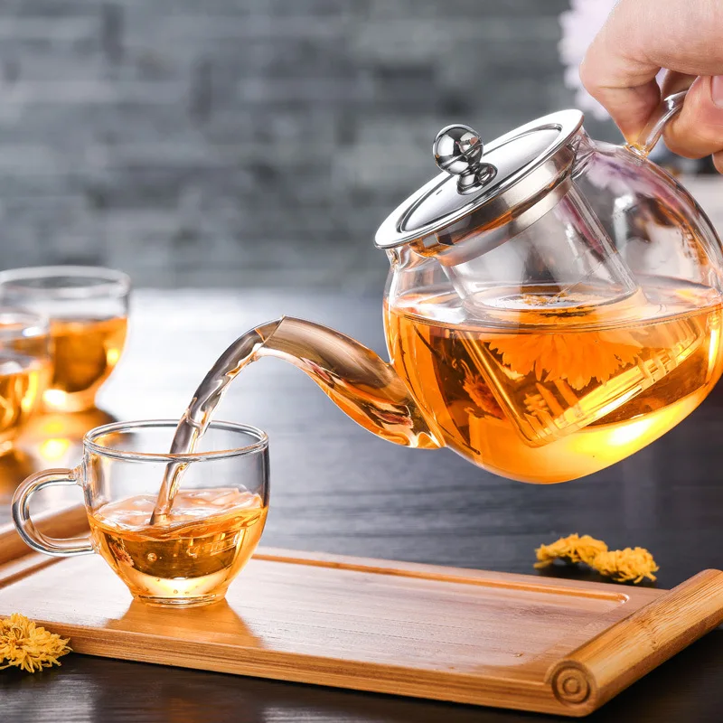 SS Glass Infuser Strainer Glass Drinkware Teaware