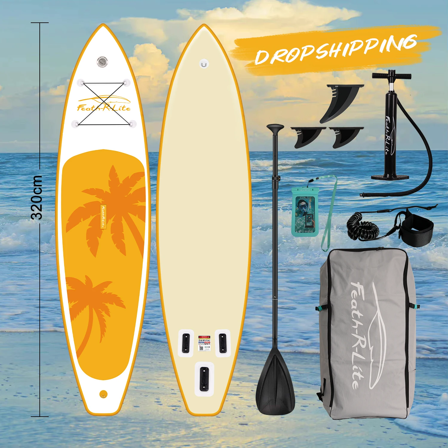 Fly Eagle RU 2025 New Design Surfing Surfboard Wholesale Lightweight Inflatable PVC Air Sup Stand Up Paddleboards