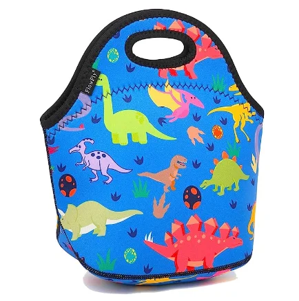 2023 Customized Logo Insulated Waterproof Cooler Bag School Lunch Neoprene Tote Bag For Women and Man Kids