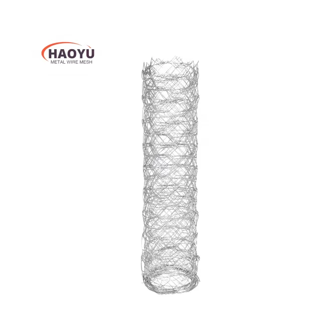 Galvanized Hexagonal knitted wire Mesh durable long service life for chicken mesh