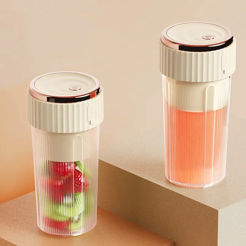 Portable Electric Fruit Juicer USB Rechargeable Machine Sports Mini Bottle Juicing Blender
