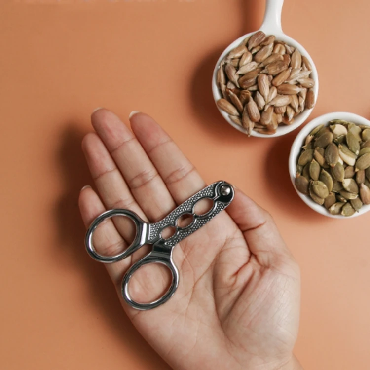 New Premium Sunflower Peeler Melon Seed Pliers Small Nut Cracker Sheller Opener Walnut Zinc Alloy Material Crack Pine nuts Tool