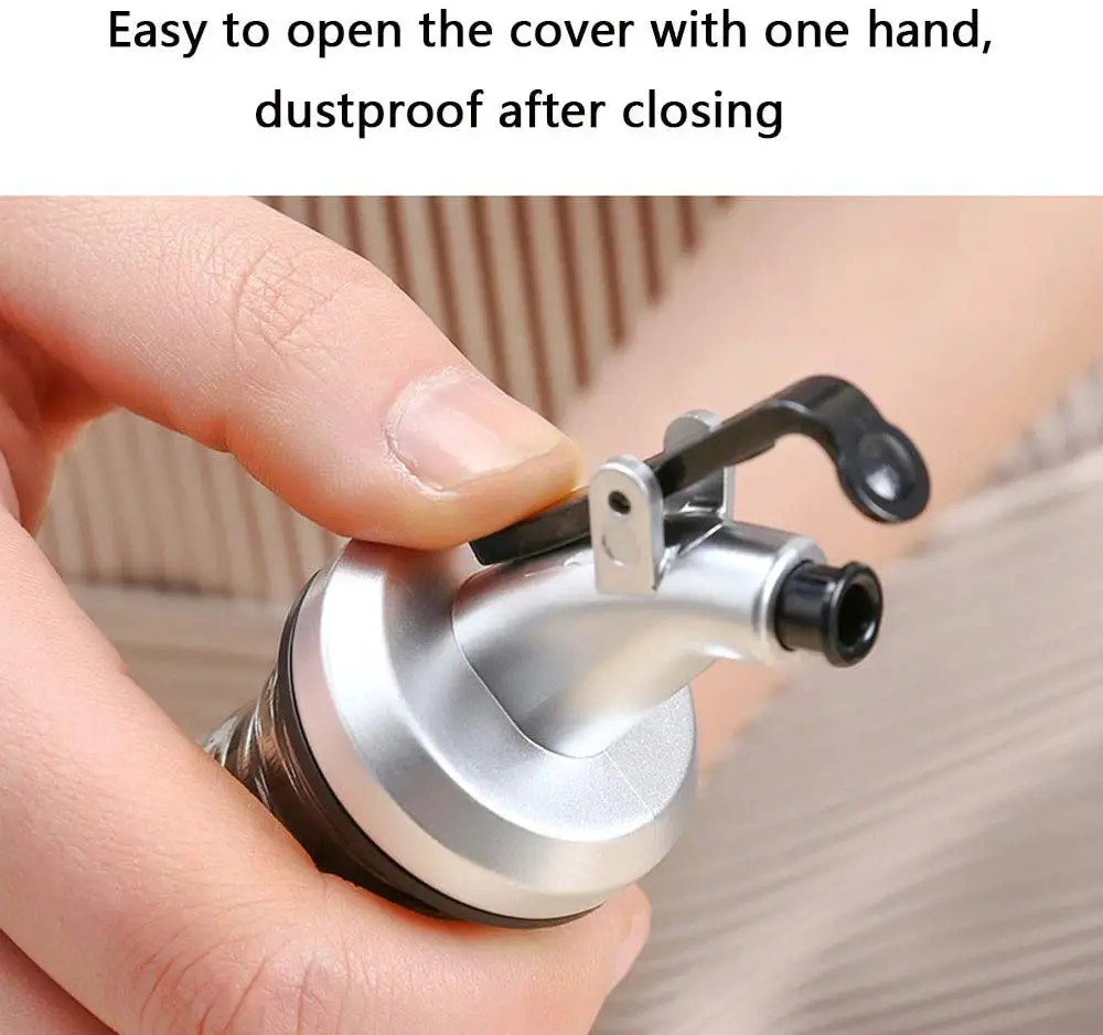 Olive Oil Bottle Stopper Spout Leakproof Nozzle Dispenser Wine Pourer for Oil, Vinegar, Salad, Wine