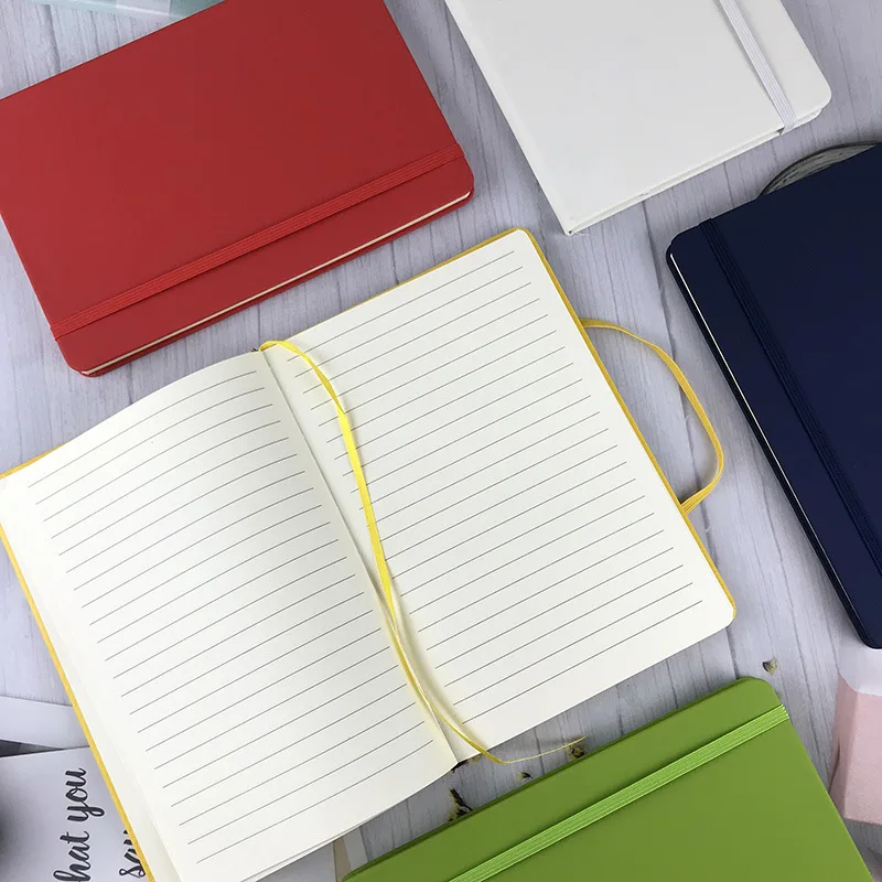 Cheap Gifts For All Occasions Business Company Merchandise Notebook A5 A6 Book Strap Notebook Promotional Office Products