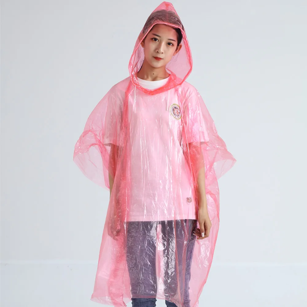 Wholesale Disposable Raincoat In Ball With Customized Logo Rain Poncho In Ball