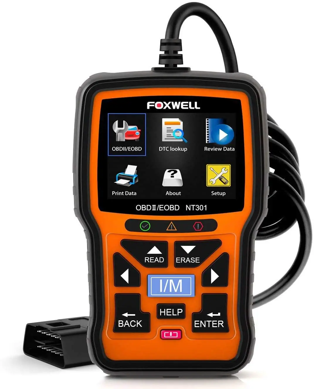 2022 Wholesale FOXWELL Original OBD2 Auto Scanner Foxwell NT301 OBD Automotive Diagnostic Tool Engine Scanner Fault Code Reader
