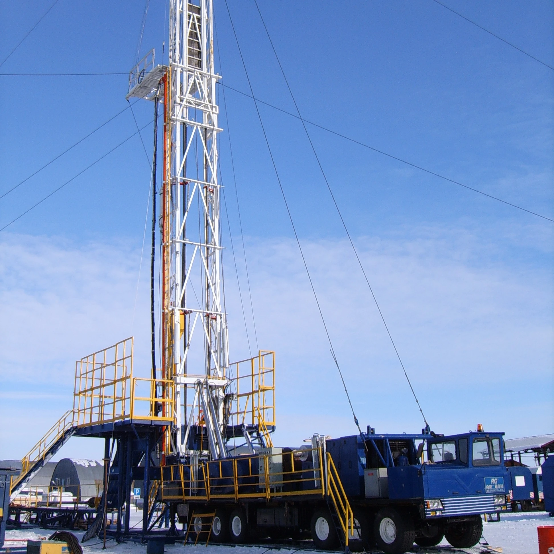 RG Oil and Gas Well Bore Hole Truck Mounted Mobile ZJ30  750HP Workover Rig  Drilling Rig  API