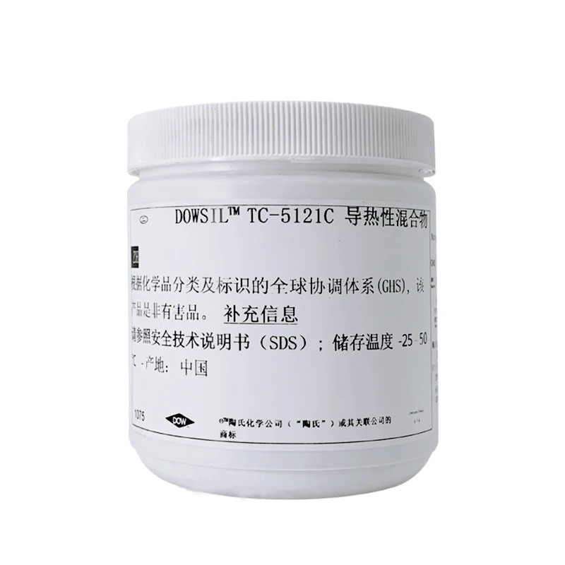Высокое качество Dow (Дов) передача данных, элемент соединения автоматизированной системы управления производством, Грануляция, Tc-5121C термопаста с низким тепловым сопротивлением и высокой теплопроводностью