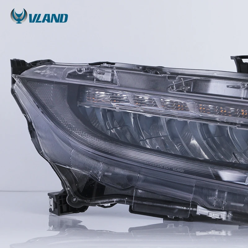VLAND Factory Modified Full LED Headlights Head Light 4 Doors Sedan 10th 2016-UP Sequential Car Front Lamp For Honda Civic