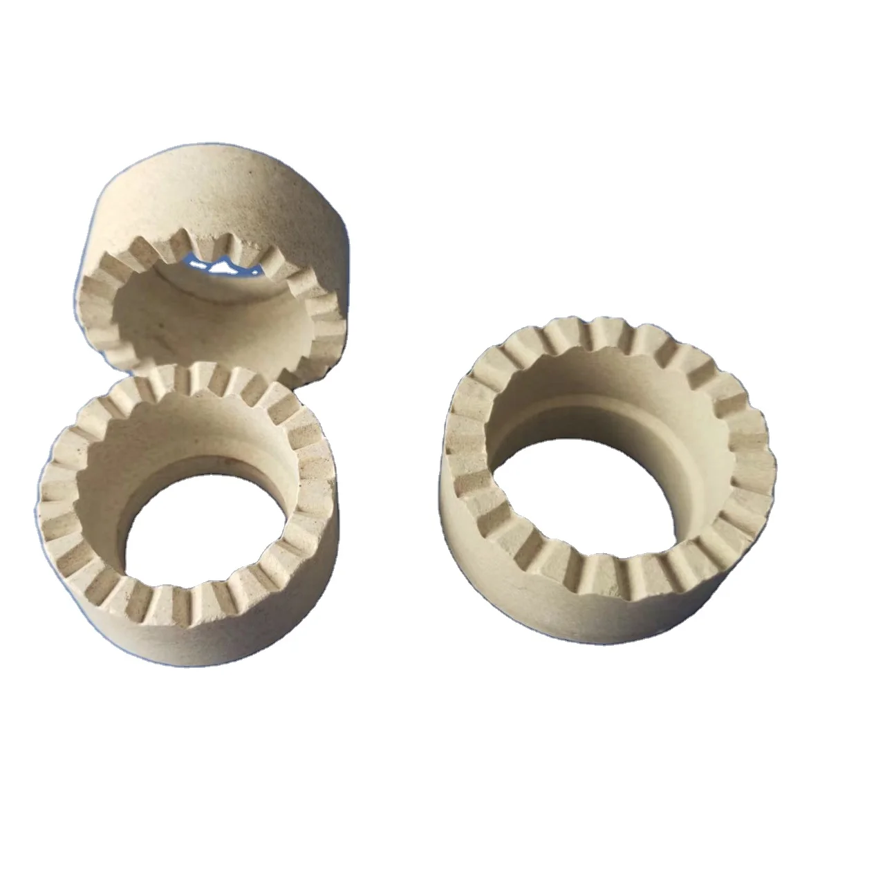 High Quality Cordierite Ceramic Welding Insulator Ring Ceramic Ferrules For Welding