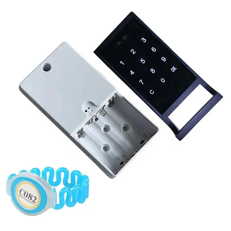 Smart Card Keypad Gym Sauna Locker Locks Electronic Password Pin Code Sauna Lock with Bracelet Rf Card Digital Lock for Sauna