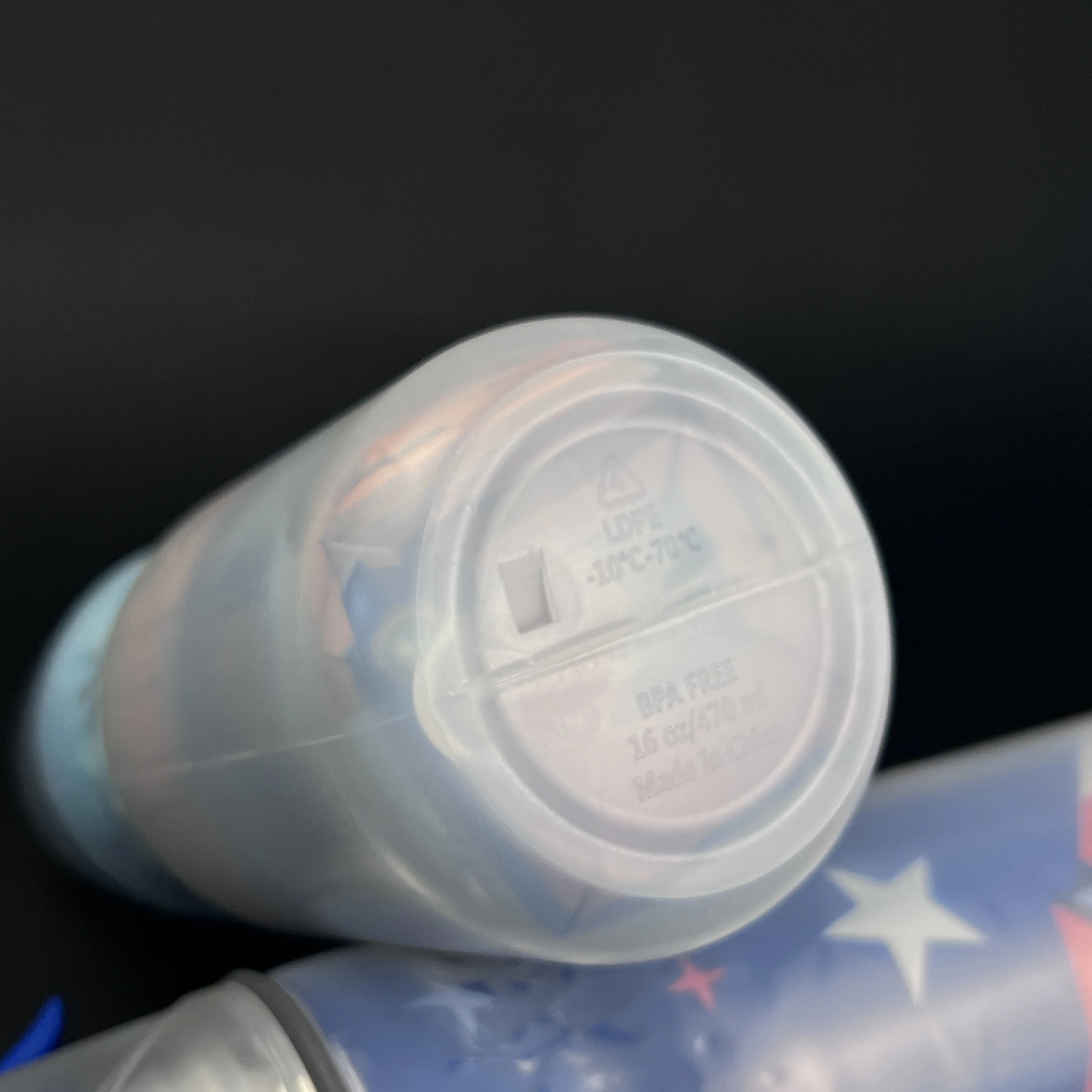 590ml 20oz Halloween design double wall plastic spray water bottle drink outdoor sport kettle for adult sport