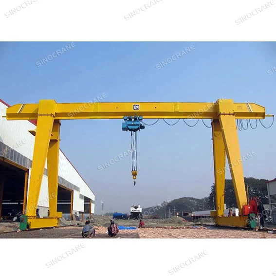 Industrial Efficient Port Gantry Cranes Wood Gantry Crane with PLC Engine Manufacturing Plants