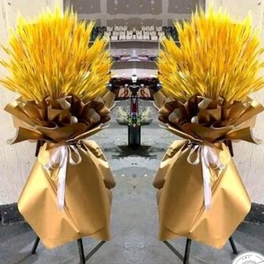 Nature decorate wheat grass dried flower wedding home hotel wheat straw flower