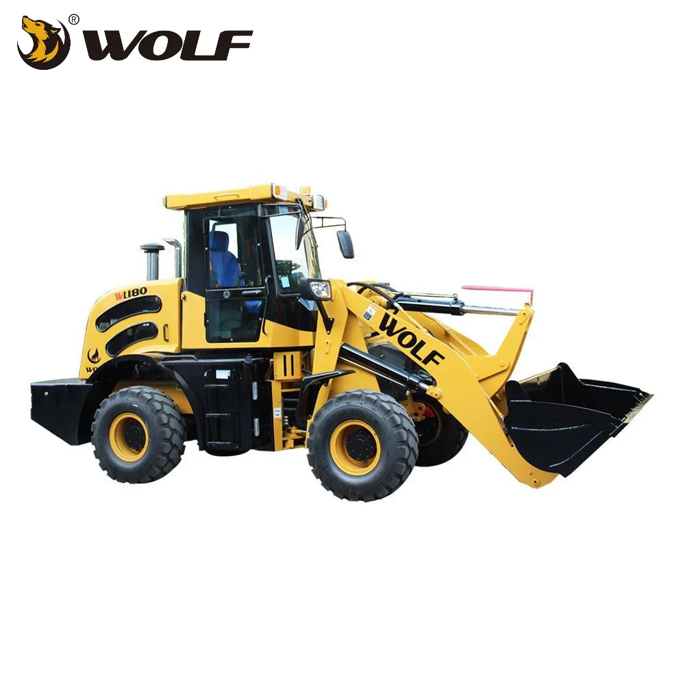 WOLF 1.8ton/1800kg wheel loader with 16/70-20 industrial tires