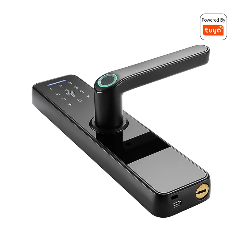 
ttlock app inteligente biometric fingerprint lock for door keyless smart with handles 