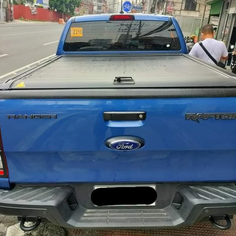 Pickup truck retractable aluminum roller lid shutter tonneau cover for Ford Ranger raptor wildtrak xl xls xlt T6 T7 T8 T9