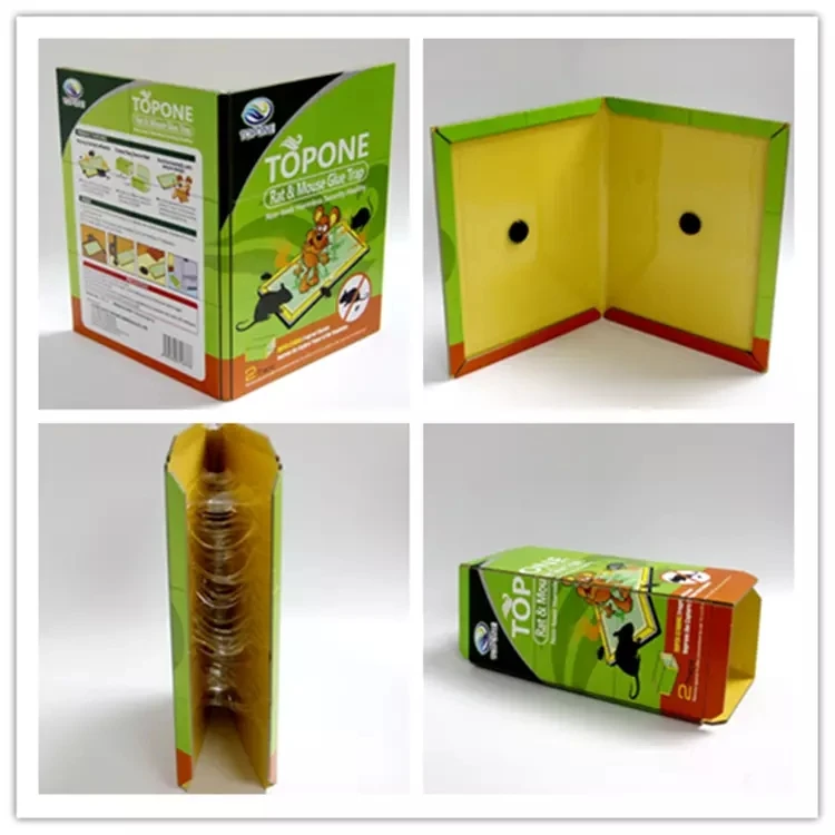 TOPONE Mouse Glue Trap Highly Sticking Rat Traps Catching and Holding 22*17CM OEM