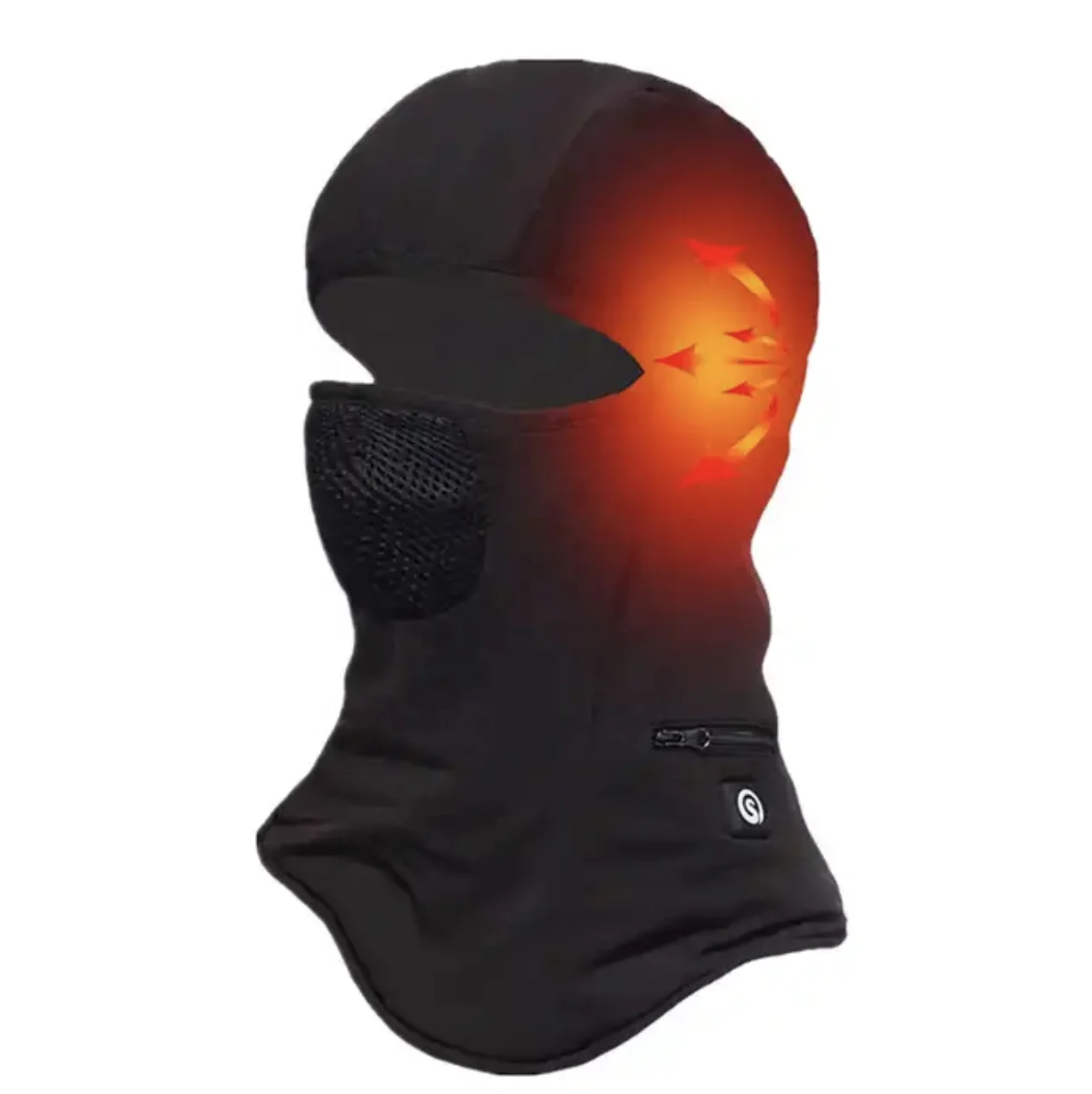 New Winter Heating Warm Hats Thermal Hat Savior Unisex Heated Balaclava Face Mask Heated Ski equipment for wholesale