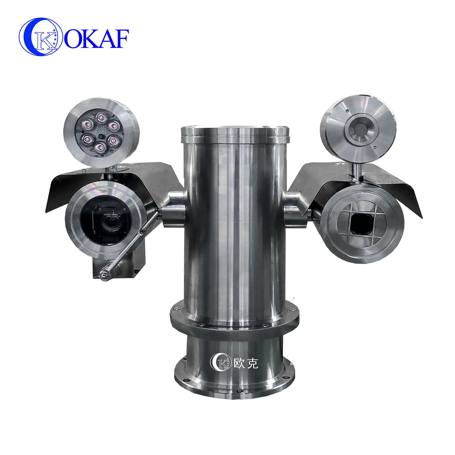 Long Range Explosion Proof Thermal Imaging PTZ Camera Night Vision CCTV Camera