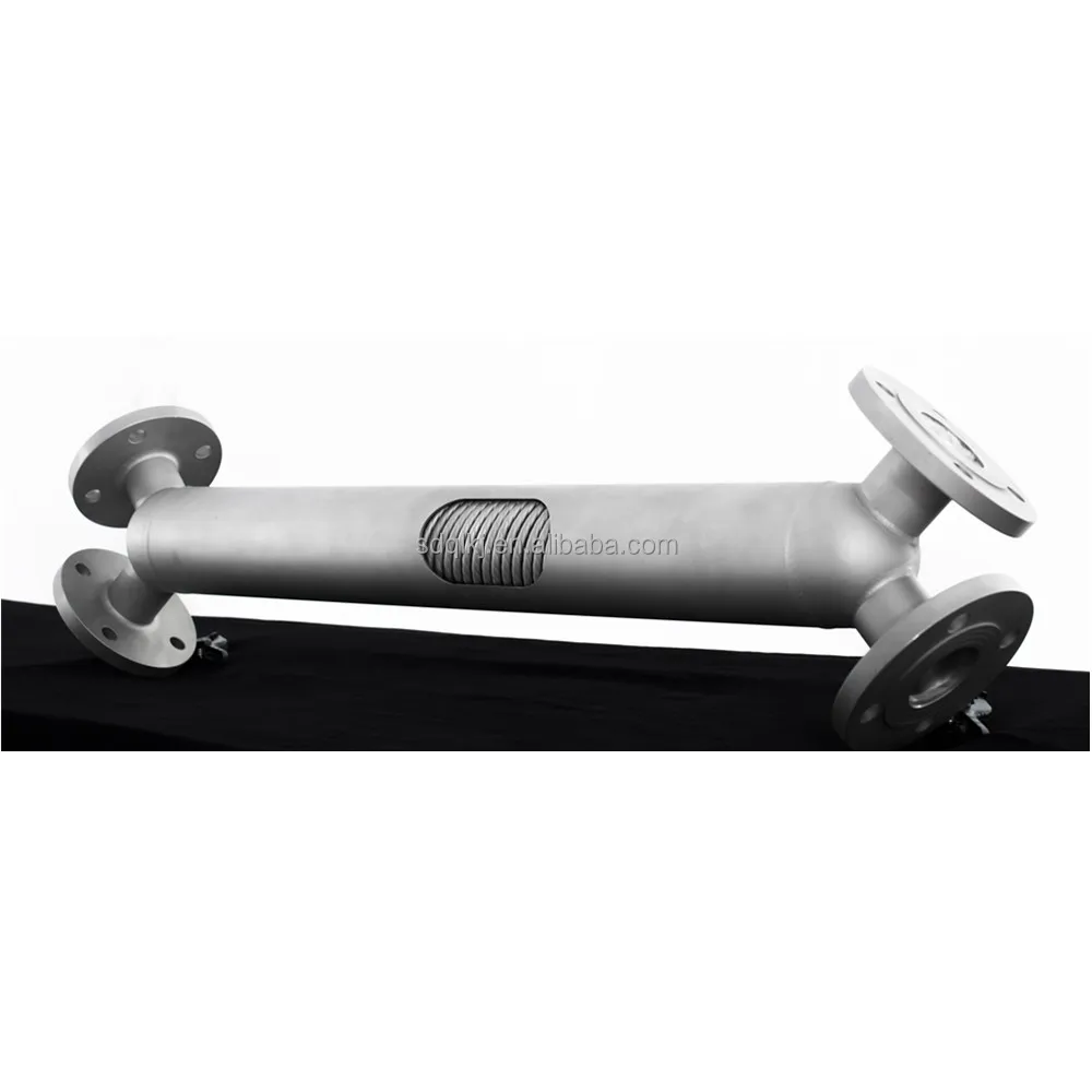 industrial stainless steel spiral wound  tube heat exchanger for steam condenser