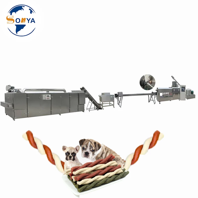 good dog Chewing pet bone treats chews food making extruder machine production line