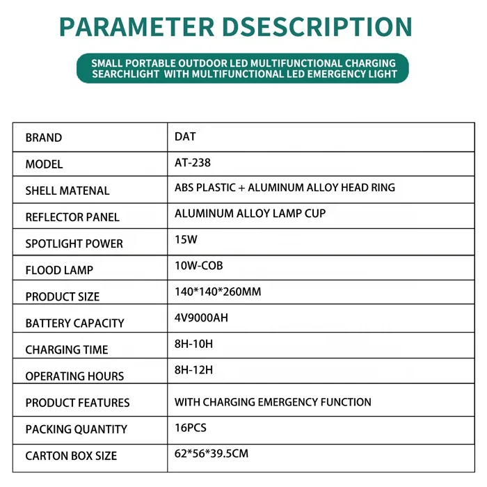 
solar generator system rechargeable searching light 