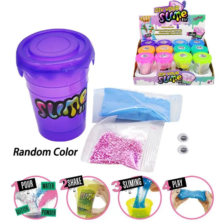 
Slime DIY Canned Set Slime Shakers Rocking Powder Puzzle Toy for Children 