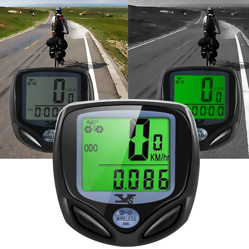 
Hot sale Waterproof Bike Speedometer Luminous Wireless Bicycle Computer 