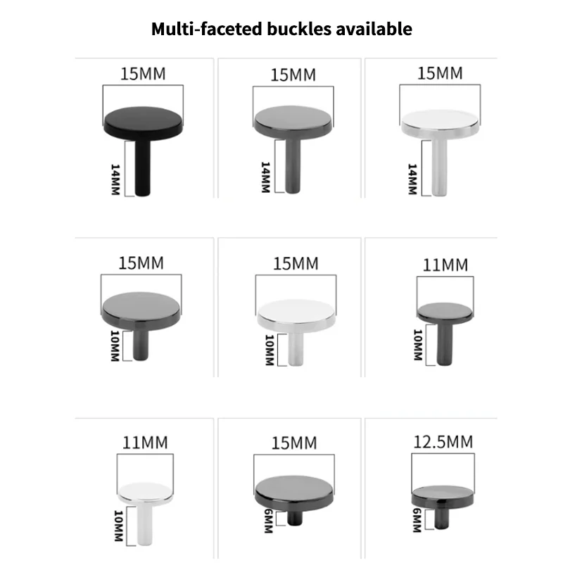 Press snap buttons waterproof four part snap fastener custom snap buttons set for clothes