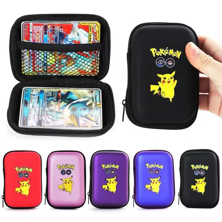 Customized Portable Travel Storage Cases Durable Colorful Waterproof Game Study Cards Zipper Eva Playing Card Case