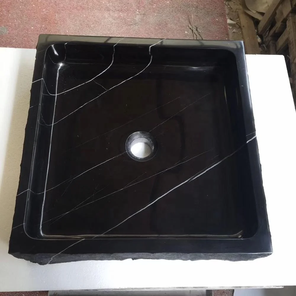 BOTON STONE Wholesale Design Chess Round Shape Natural Stone Wash Basin Handwash Basin