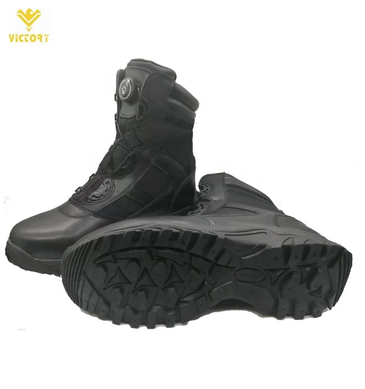 Fashion hiking shoes men combat boots walking style shoes with shoe lacing