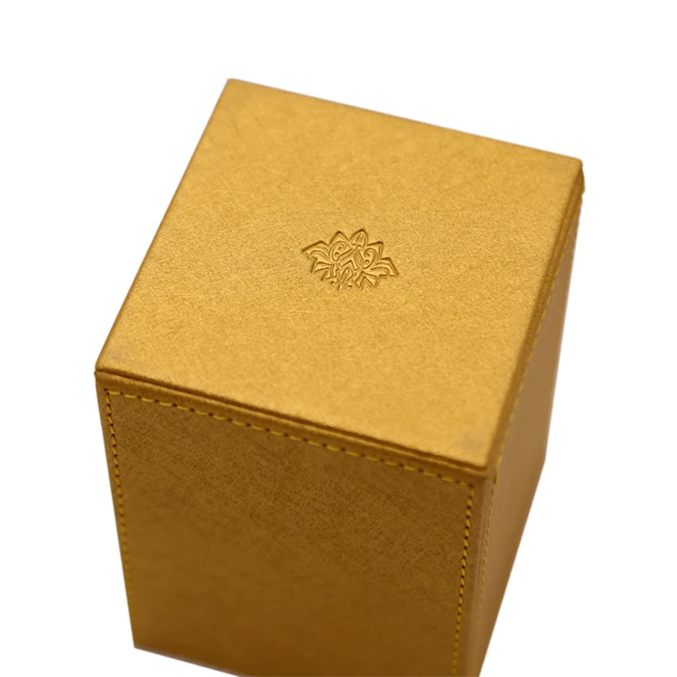 luxury gold branded leather pen stand business card desk organizer tray office accessories