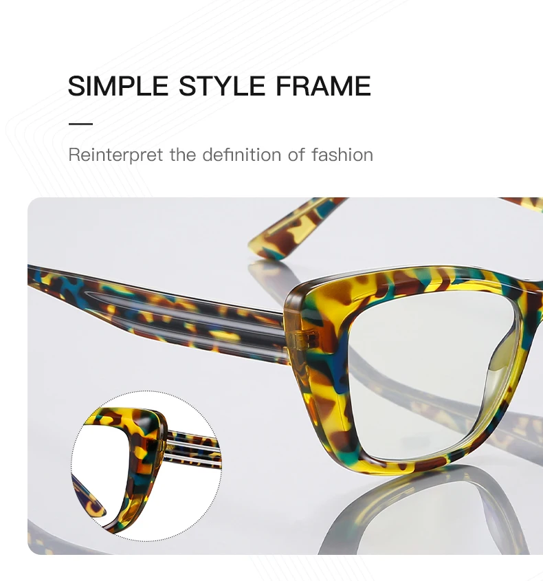 2024 Glasses Womens Eyeglasses Anti Radiation Glasses Optical Frames Eye Glasses For Women