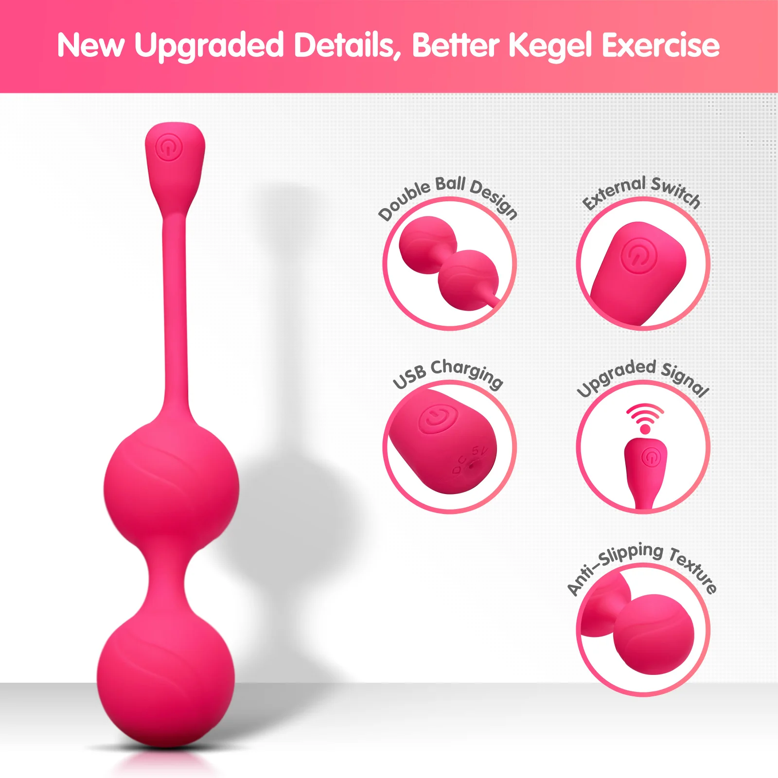 World best selling products mobile controlled vibrator sex product orgasm kegel balls