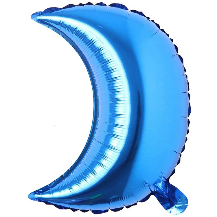 
 18 Inch Moon Eid Al-Fitr Holiday Birthday Holiday Party Supplies Wedding Layout Decoration Aluminum Foil Helium Balloons  