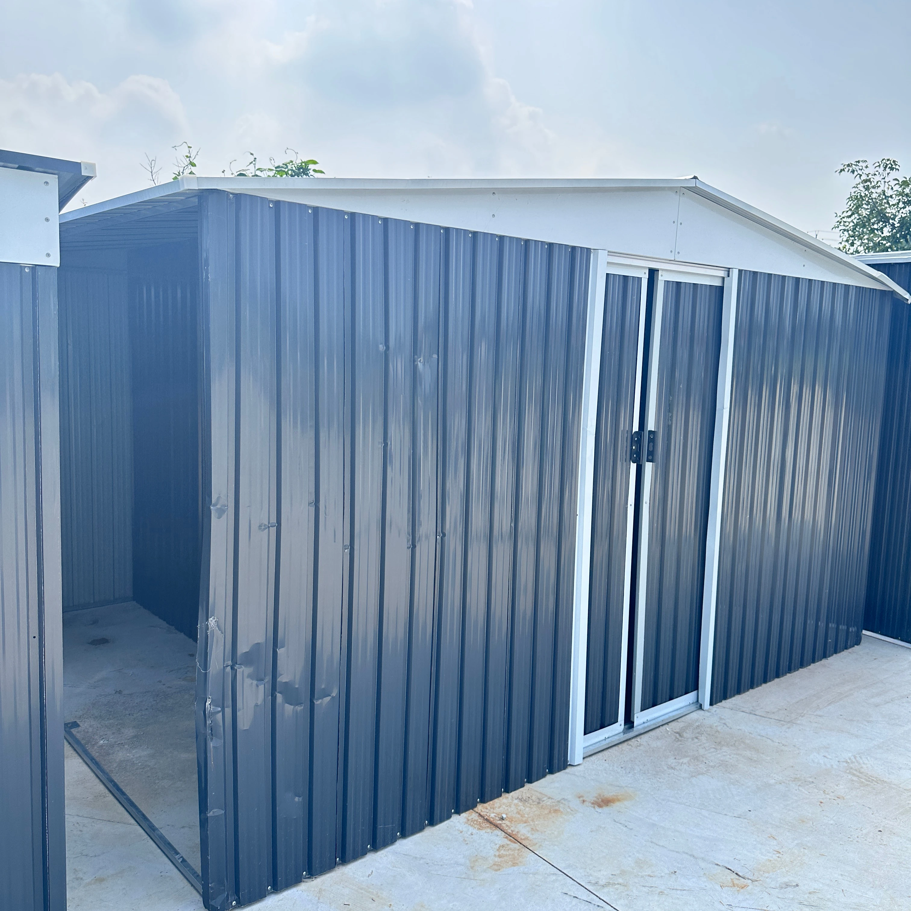 Wholesale Metal Wooden Color Shed For Garden Storage