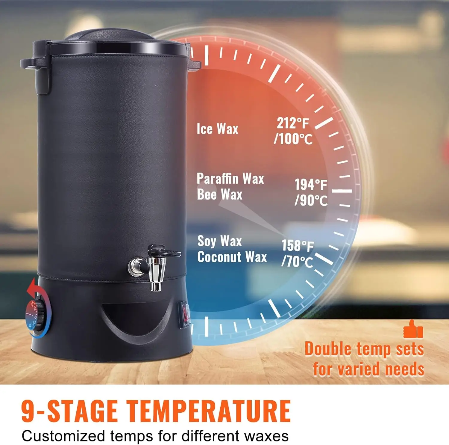 Electric Wax Melting Pot Fast Melting Candle Maker Wax Melter for Candle Making