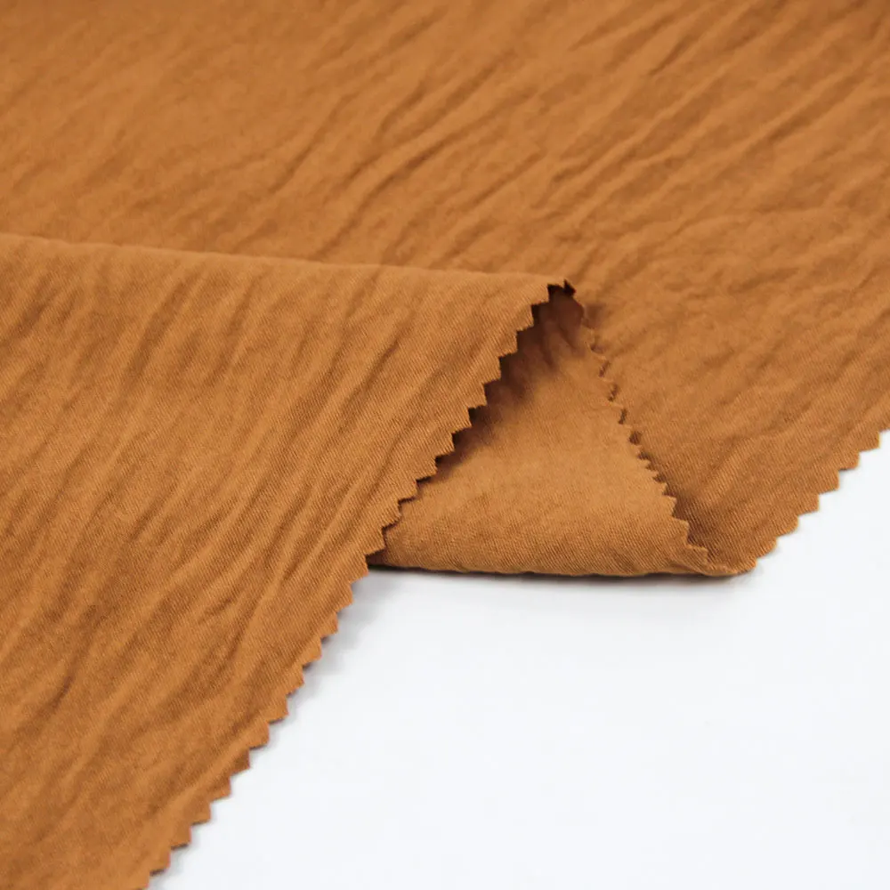 crepe material 100% polyester fabrics low moq woman apparel fabric