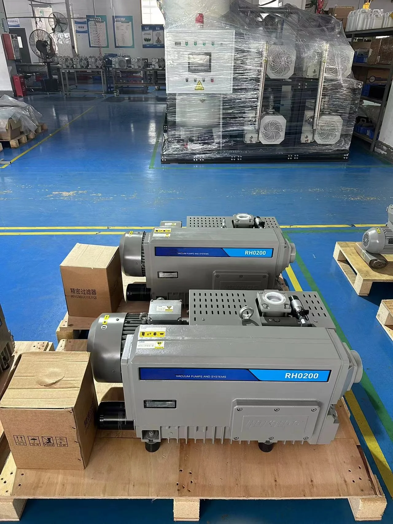 4kw Oil lubricated Rotary Vane Vacuum pump for medical vacuum system