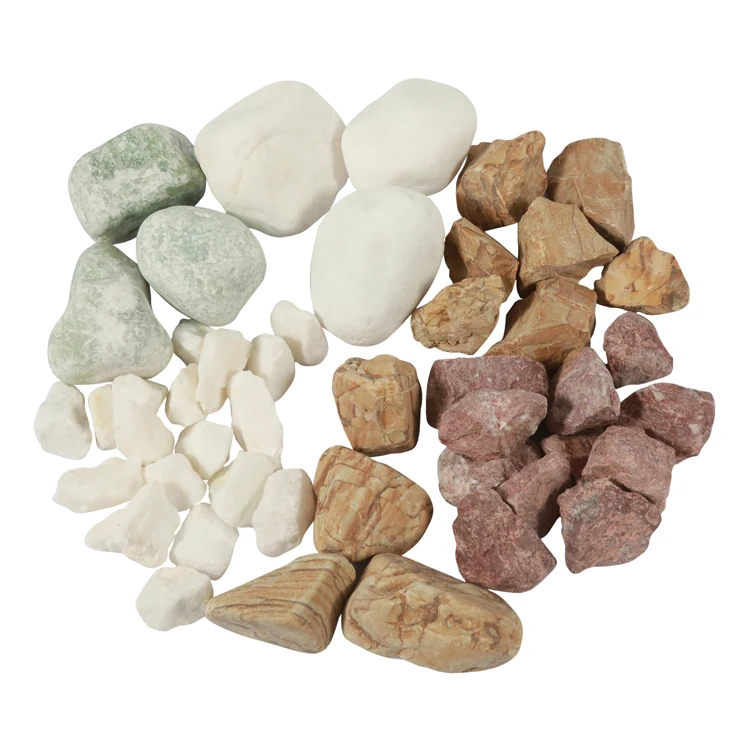 High Quality Home Decor Natural  yellow color Gravel Pebble Stone