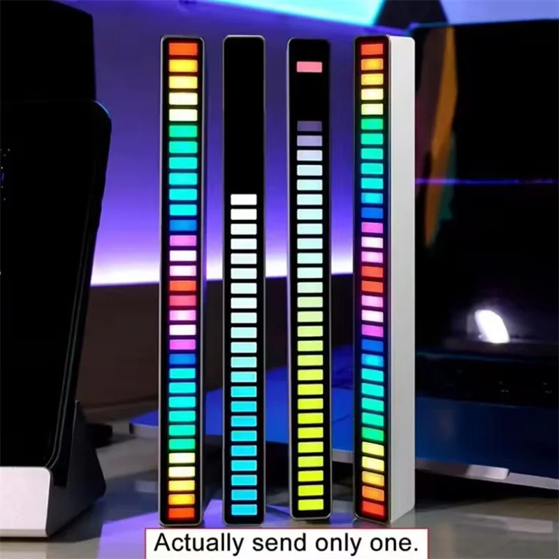 Voice Activated RGB Rhythm Lights Color Music Atmosphere Lights LED Control Lights