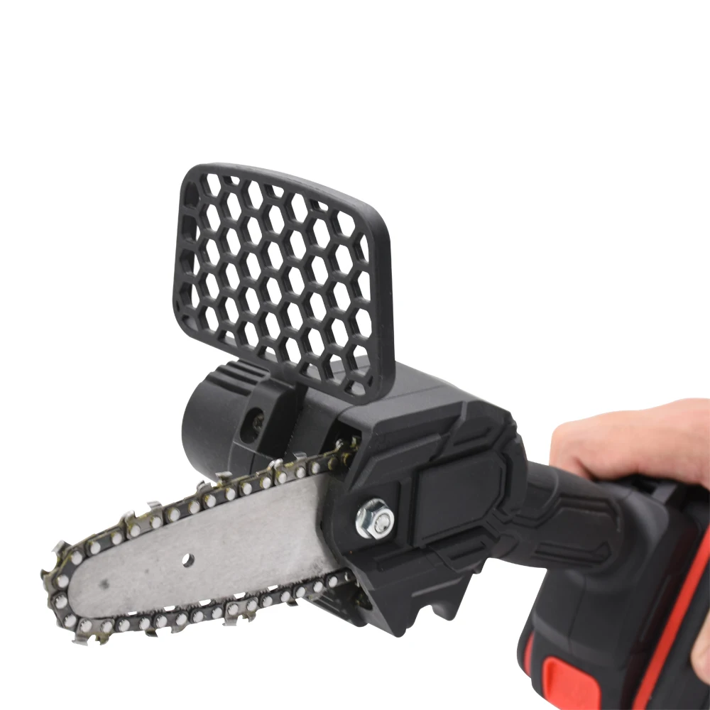 Handheld Portable Electric chain saws for Wood Cutting 6 inch Tree Pruning chainsaw Rechargeable Battery Mini Chainsaw Cordless