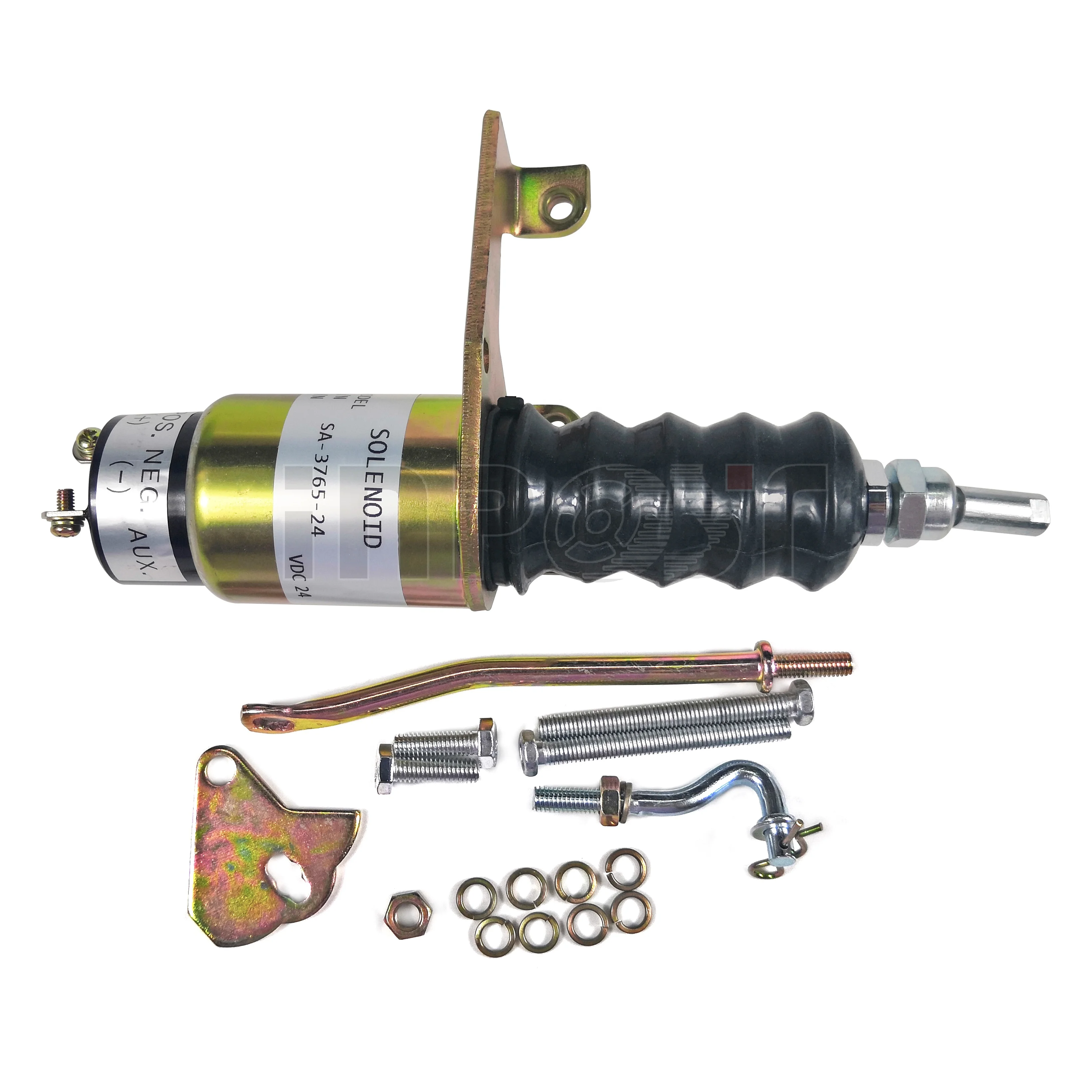 24V Engine Stop Solenoid Kit SA-3765-24 Left Mounted For Bosch RSV Deutz Engine Fuel Shut Off Solenoid SA-3765-24