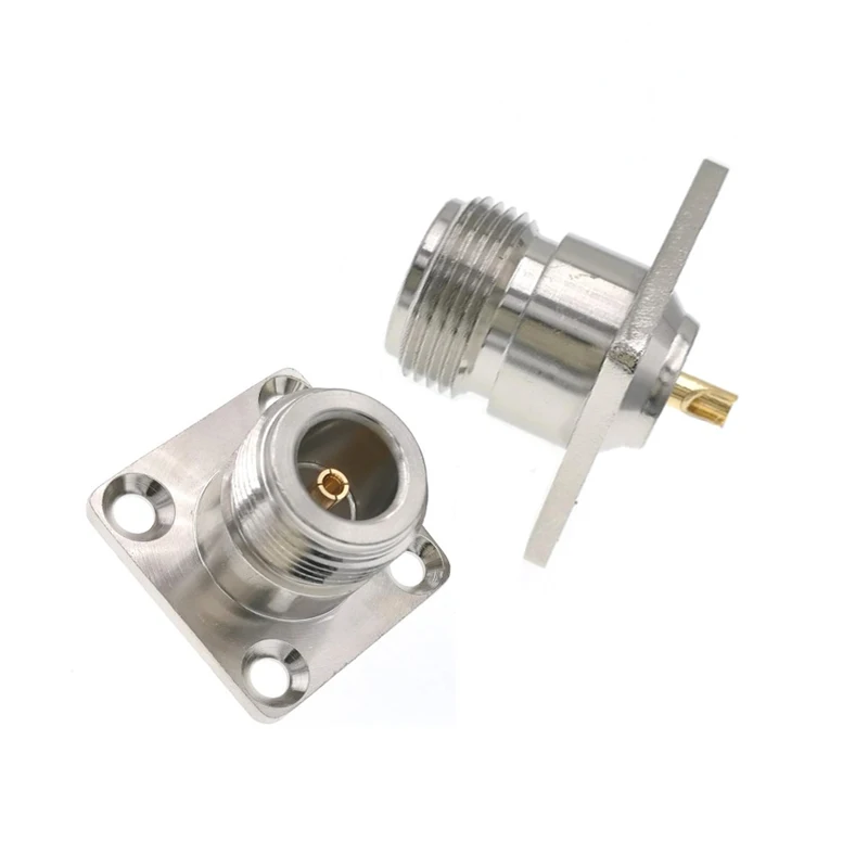 Hot N Jack Female Panel Mount RF Coaxial Connector Adapter