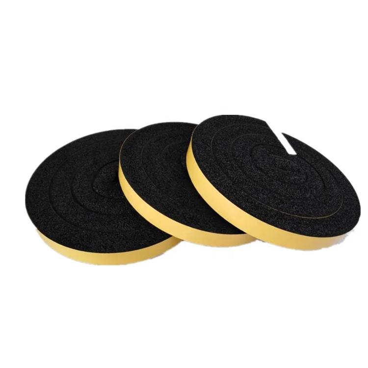 CR high elasticity Neoprene sealing strip 3M double sided foam tape strip sheet