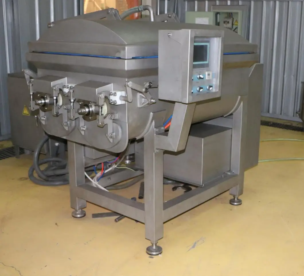 ZJB650 SUS304 Stainless steel cheaper vacuum mixer for meat sausage free shipping