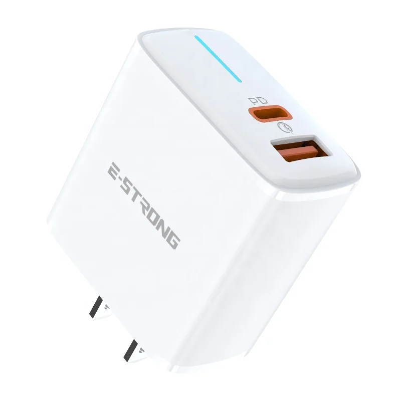 original usb c cell phone charger qc3.0 travel charger flat usb wall charger